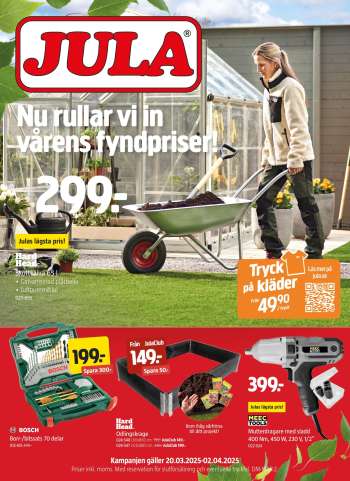 Jula reklamblad - 20/3 2025 - 2/4 2025.