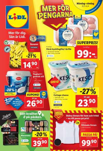 Lidl reklamblad - 31/3 2025 - 6/4 2025.