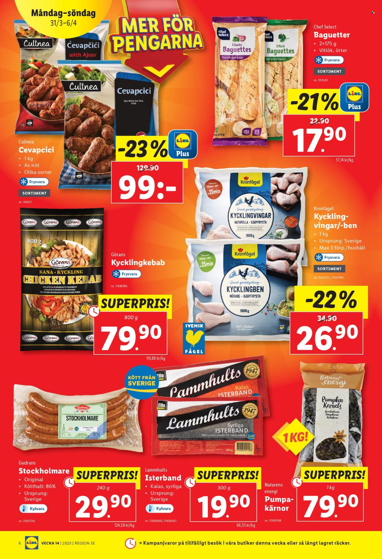 Lidl reklamblad - 31/3 2025 - 6/4 2025. Sida 6