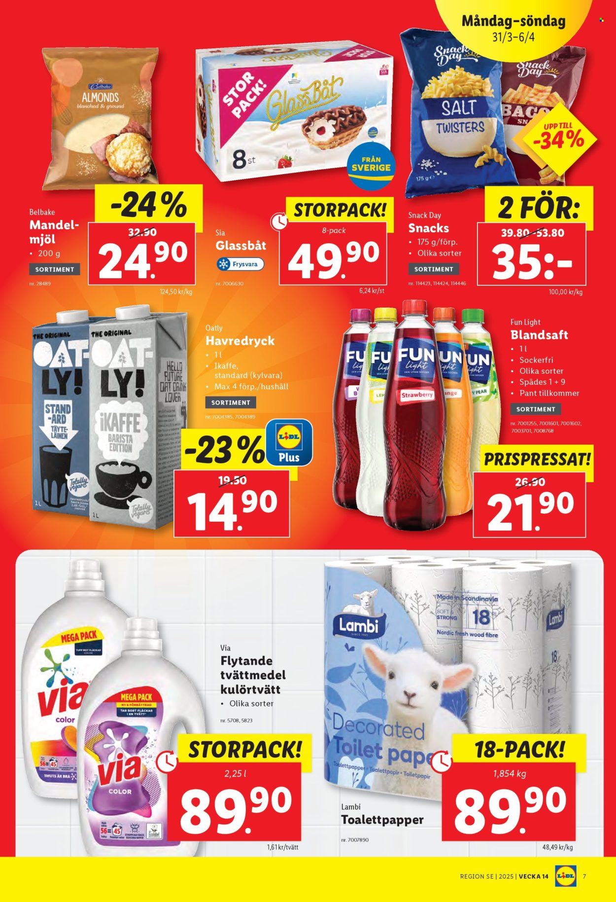 Lidl reklamblad - 31/3 2025 - 6/4 2025. Sida 7