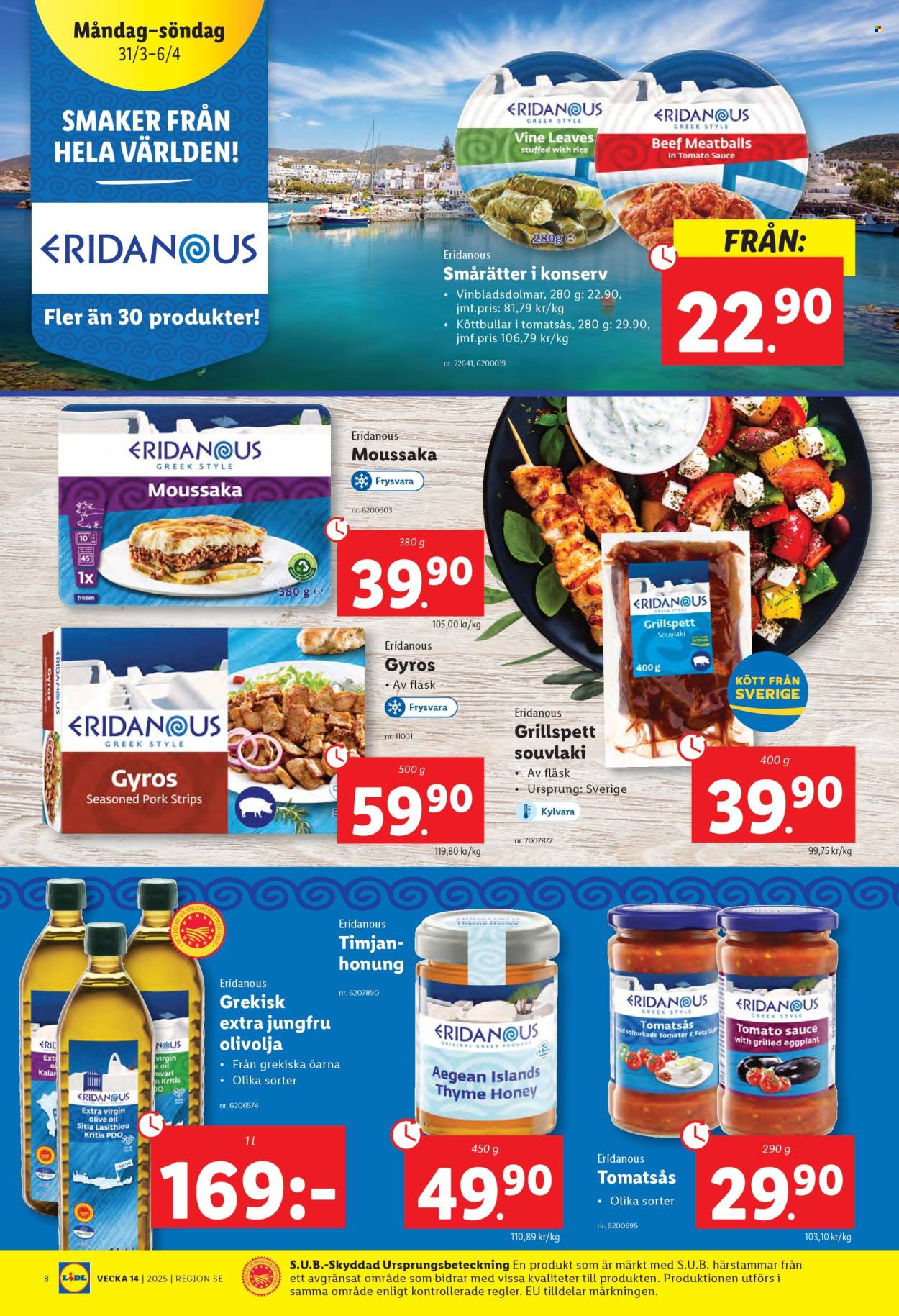 Lidl reklamblad - 31/3 2025 - 6/4 2025. Sida 8