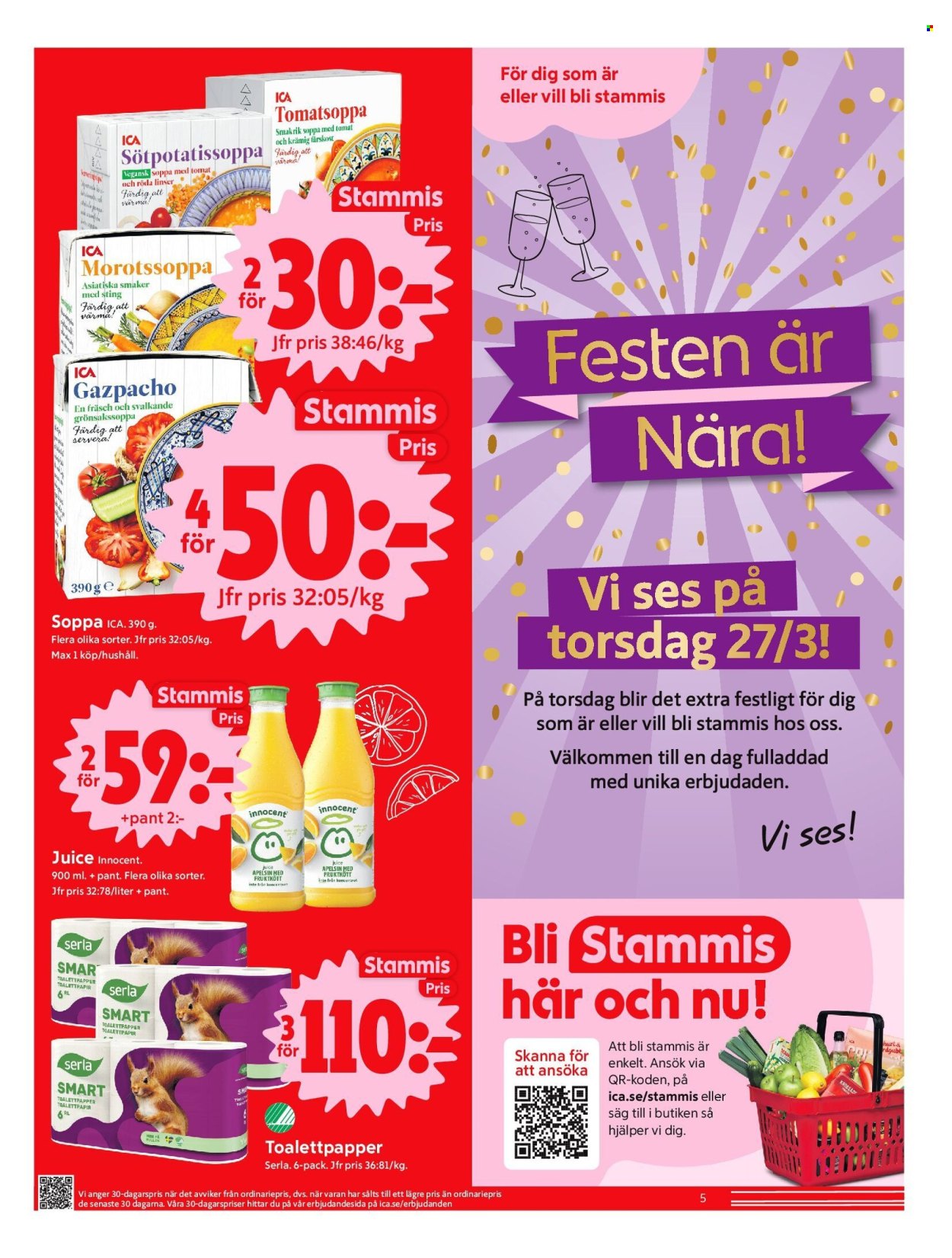 ICA reklamblad - 24/3 2025 - 30/3 2025. Sida 5