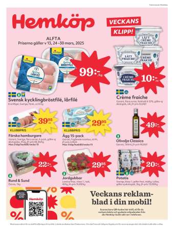 Hemköp reklamblad - 24/3 2025 - 30/3 2025.