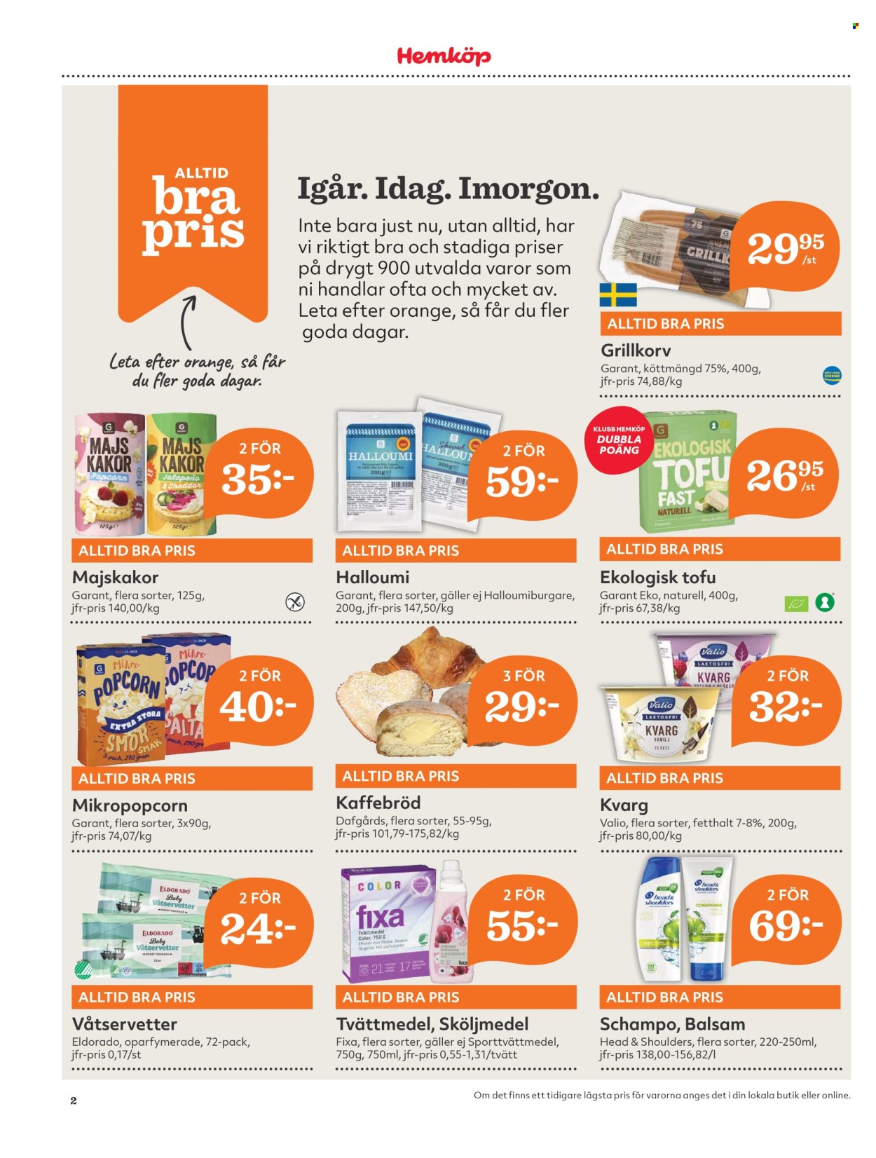 Hemköp reklamblad - 31/3 2025 - 6/4 2025. Sida 2