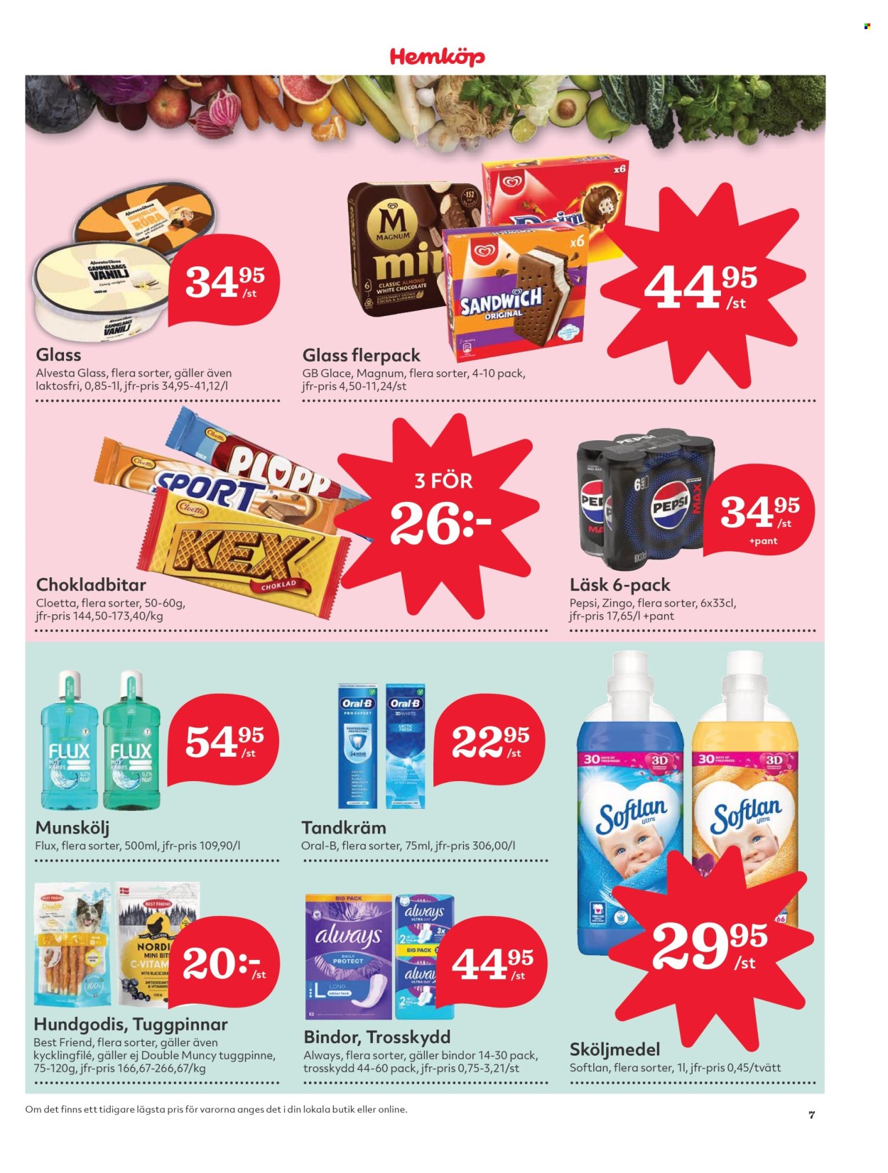 Hemköp reklamblad - 31/3 2025 - 6/4 2025. Sida 7