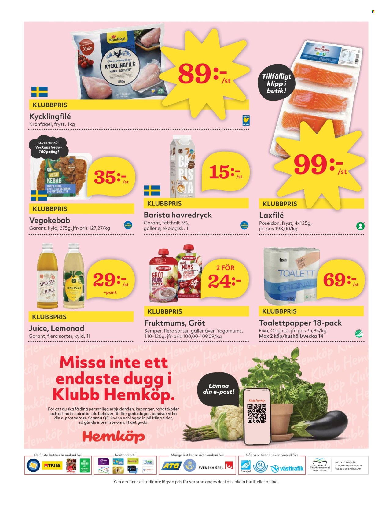 Hemköp reklamblad - 31/3 2025 - 6/4 2025. Sida 8