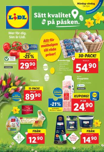 Lidl reklamblad - 7/4 2025 - 13/4 2025.