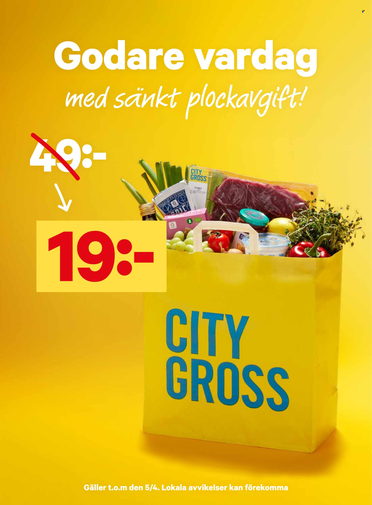 City Gross reklamblad - 31/3 2025 - 6/4 2025. Sida 5