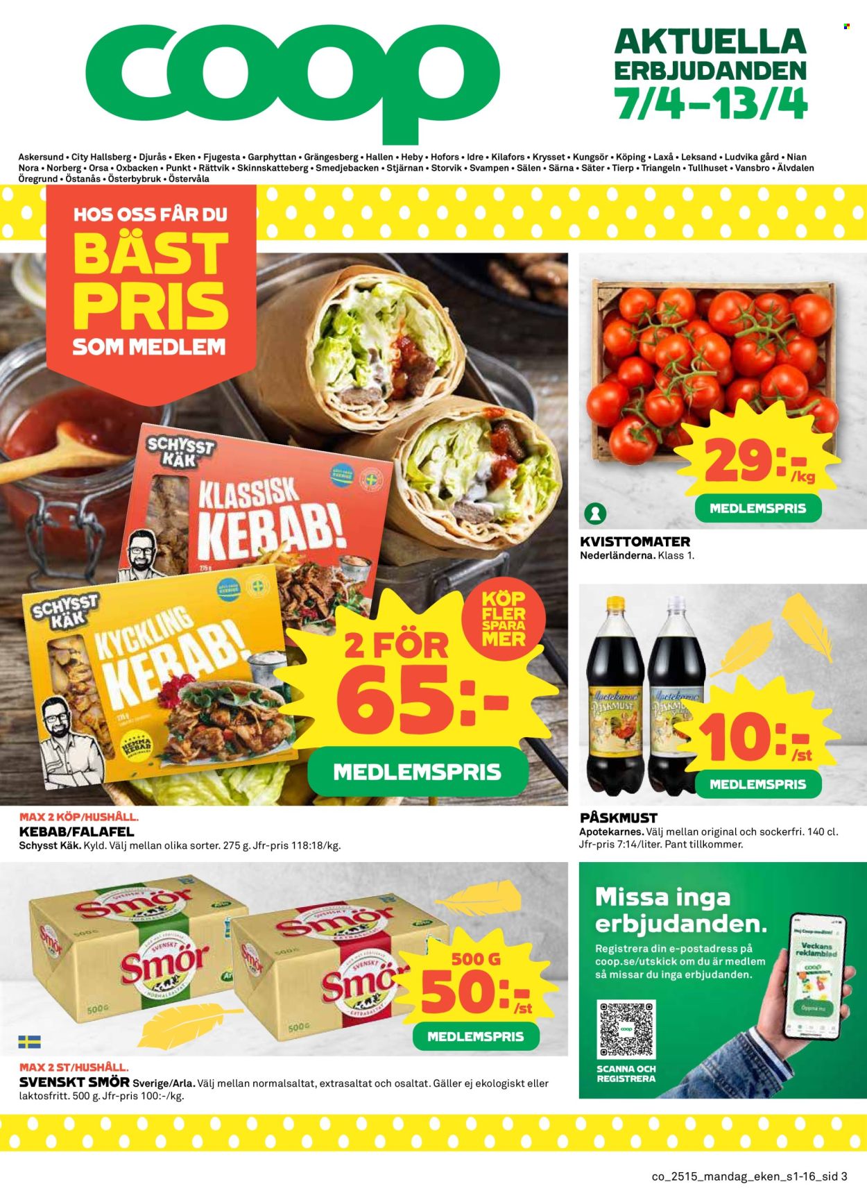 Coop reklamblad - 7/4 2025 - 13/4 2025. Sida 3
