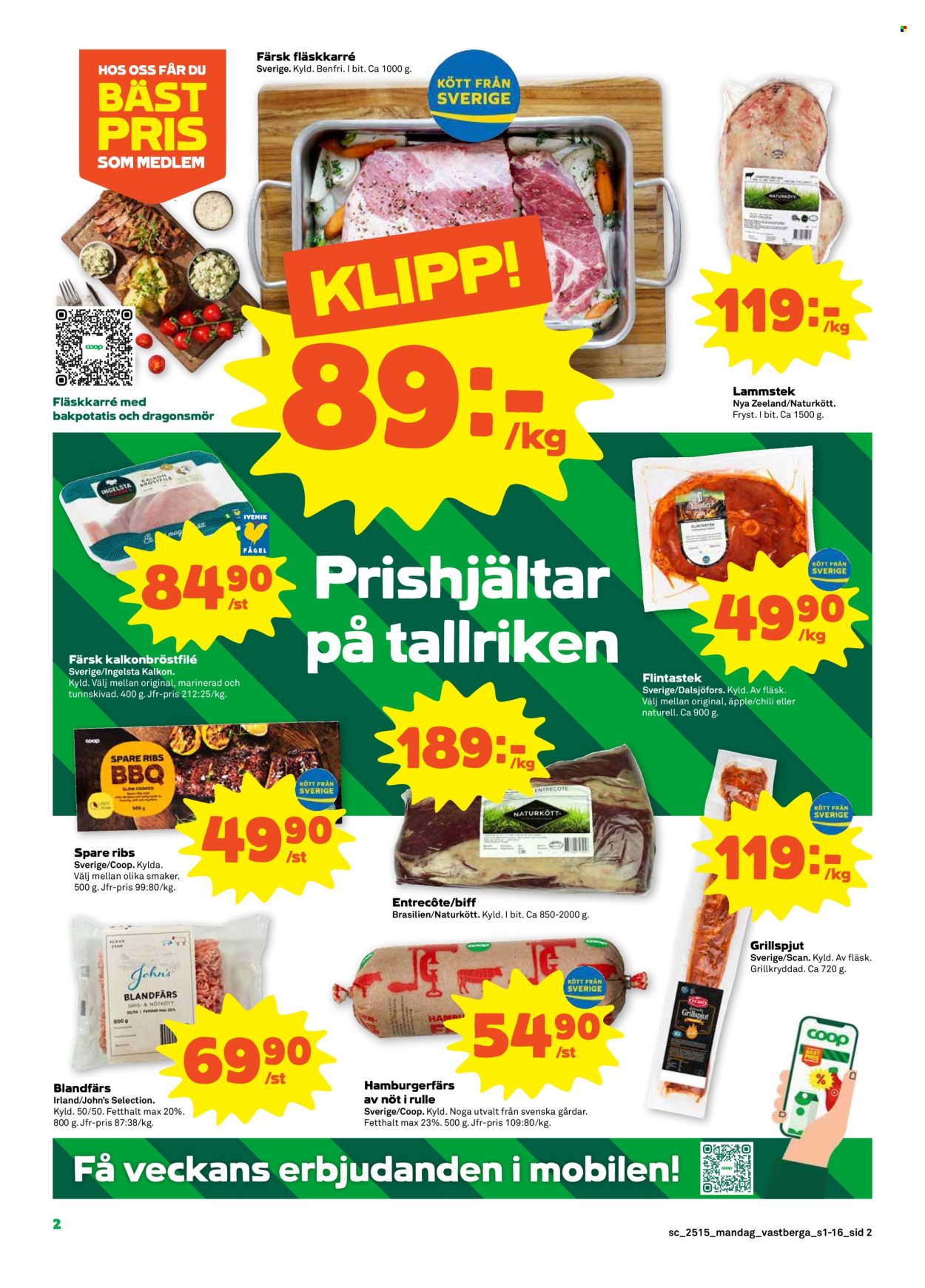 Stora Coop reklamblad - 7/4 2025 - 13/4 2025. Sida 2