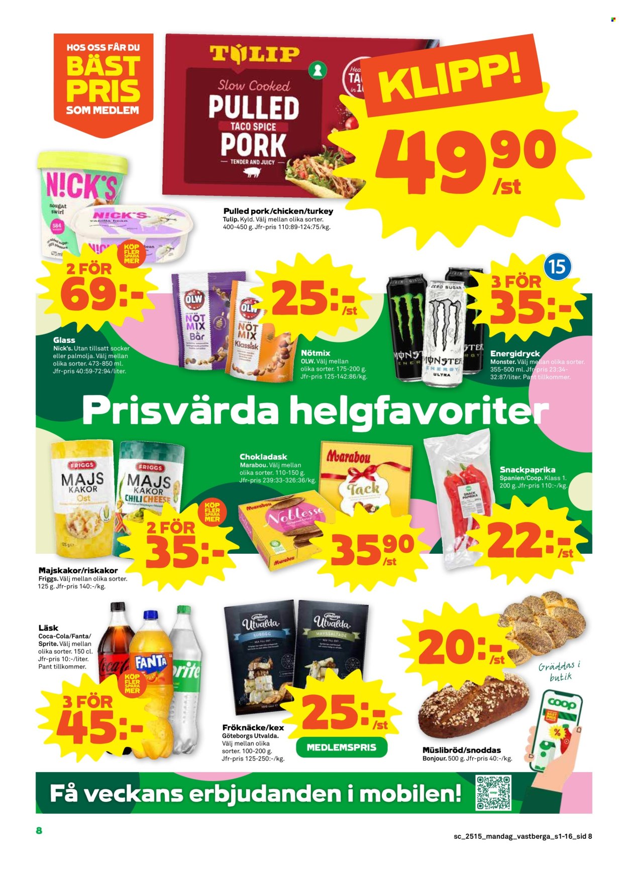Stora Coop reklamblad - 7/4 2025 - 13/4 2025. Sida 8