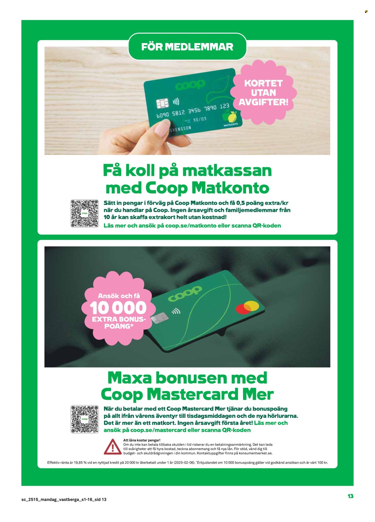 Stora Coop reklamblad - 7/4 2025 - 13/4 2025. Sida 13