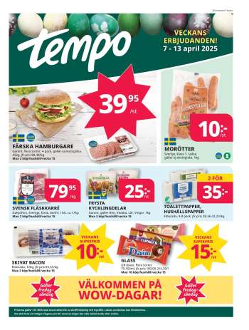 Tempo reklamblad - 7/4 2025 - 13/4 2025.