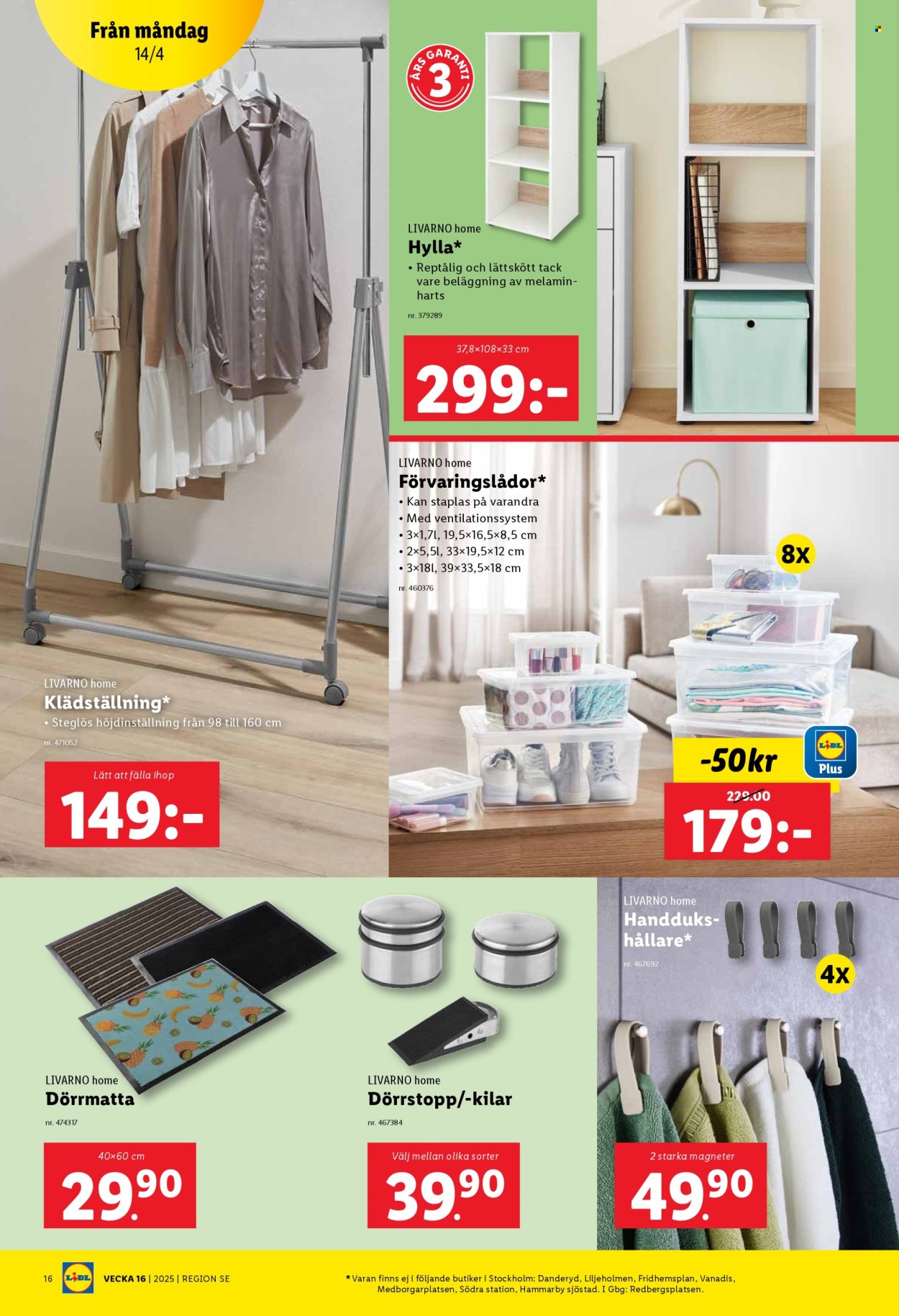 Lidl reklamblad - 14/4 2025 - 20/4 2025. Sida 16