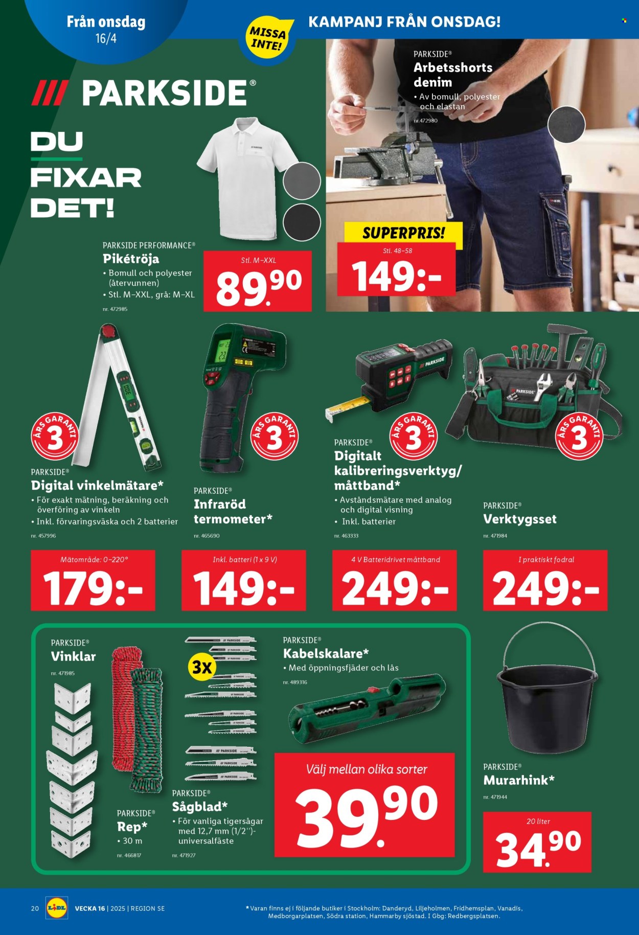 Lidl reklamblad - 14/4 2025 - 20/4 2025. Sida 21