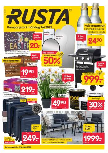 Rusta reklamblad - 7/4 2025 - 13/4 2025.
