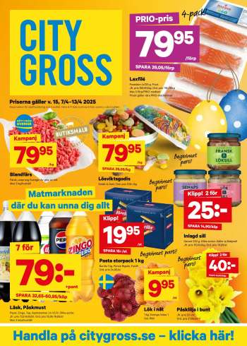 City Gross reklamblad - 7/4 2025 - 13/4 2025.