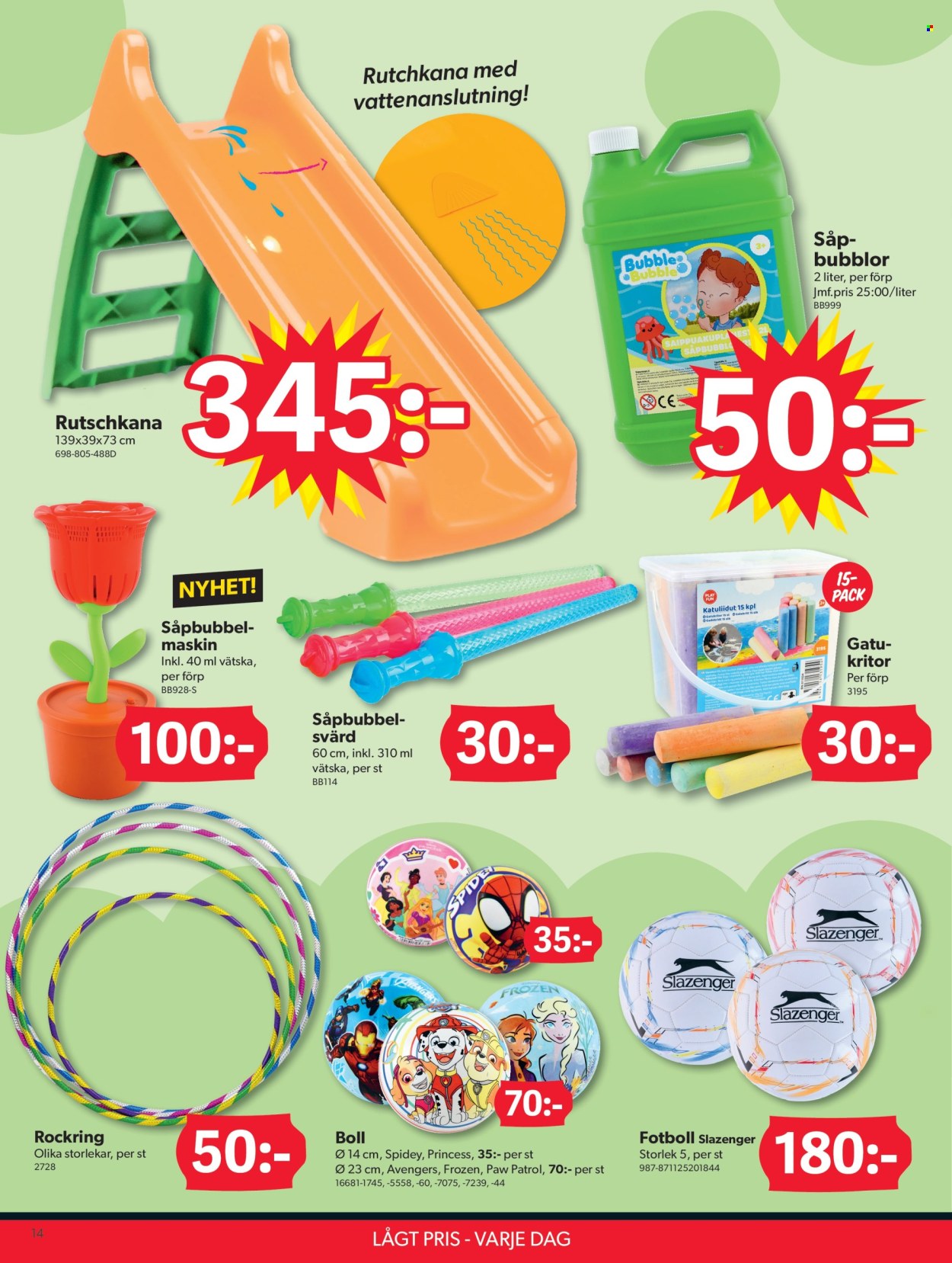 DollarStore reklamblad - 7/4 2025 - 30/6 2025. Sida 14