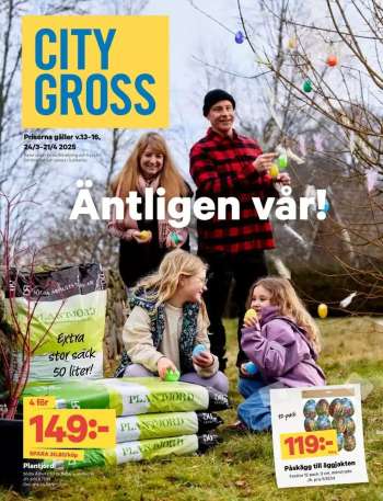 City Gross reklamblad - 24/3 2025 - 21/4 2025.