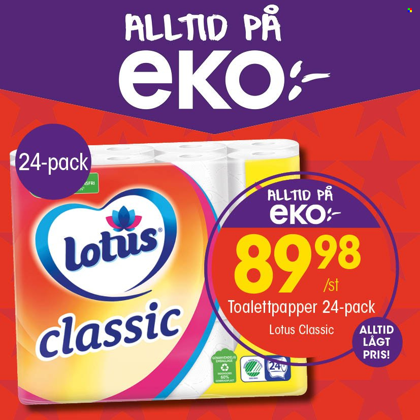 EKO reklamblad. Sida 1
