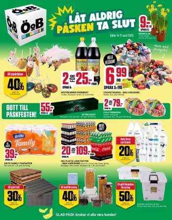 ÖoB reklamblad - 14/4 2025 - 21/4 2025.