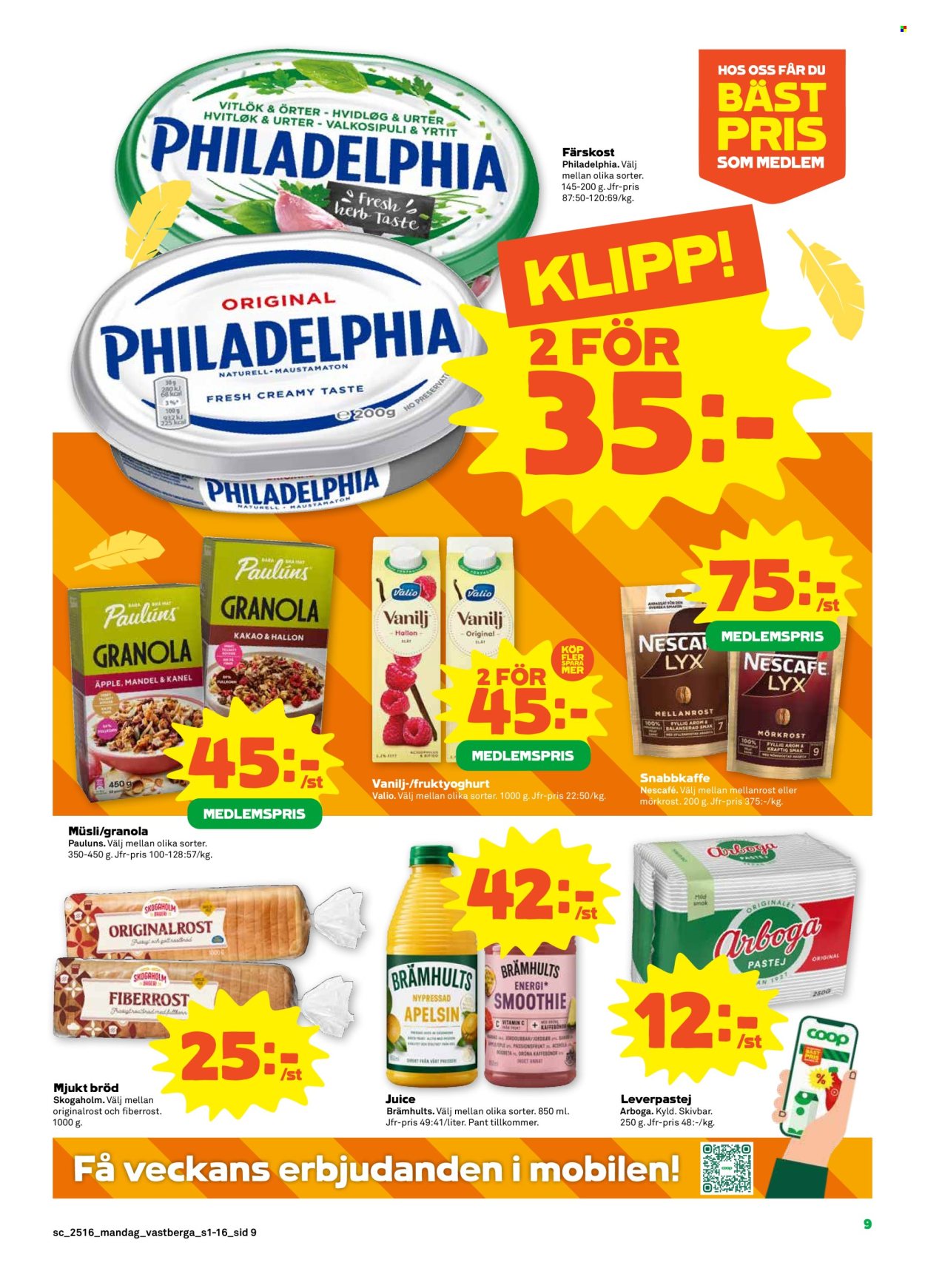 Stora Coop reklamblad - 14/4 2025 - 21/4 2025. Sida 9
