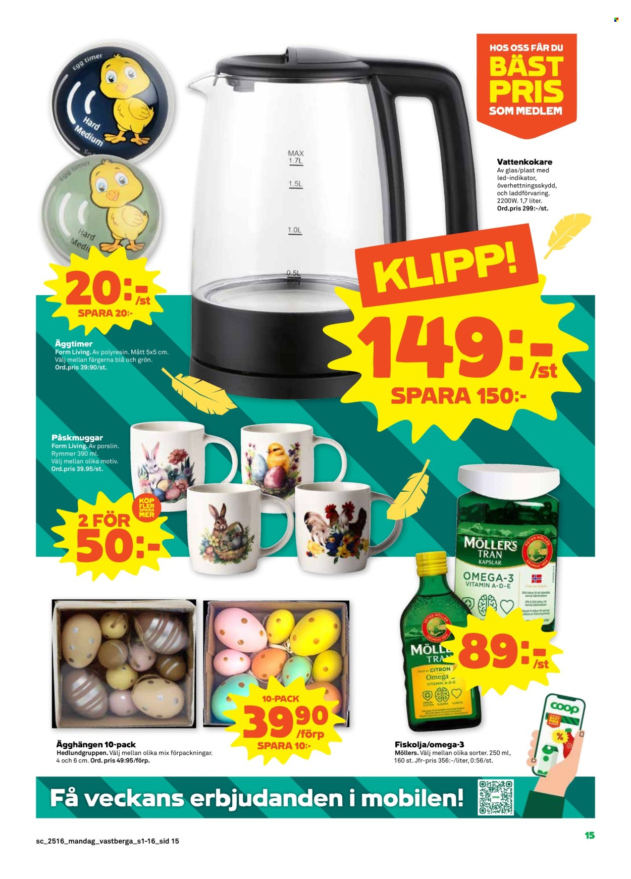 Stora Coop reklamblad - 14/4 2025 - 21/4 2025. Sida 15