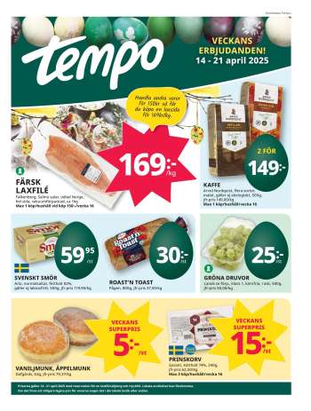 Tempo reklamblad - 14/4 2025 - 21/4 2025.