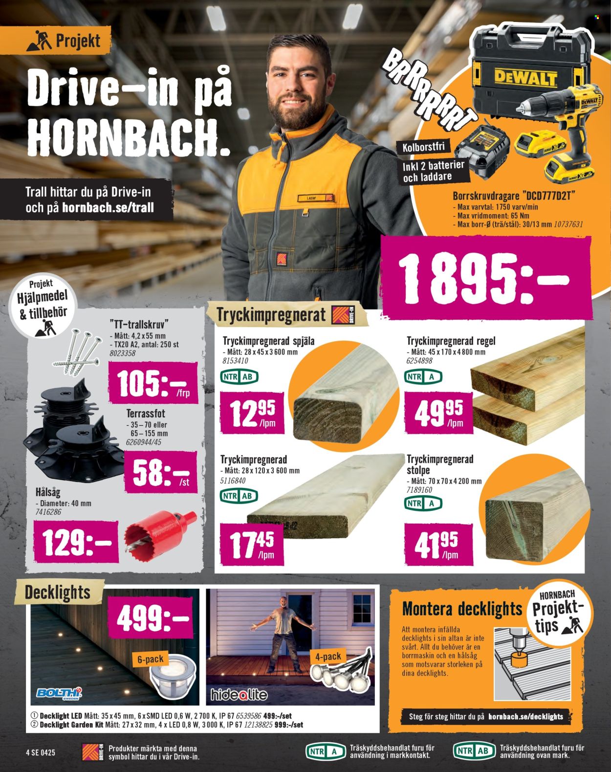 Hornbach reklamblad - 13/4 2025 - 11/5 2025. Sida 4