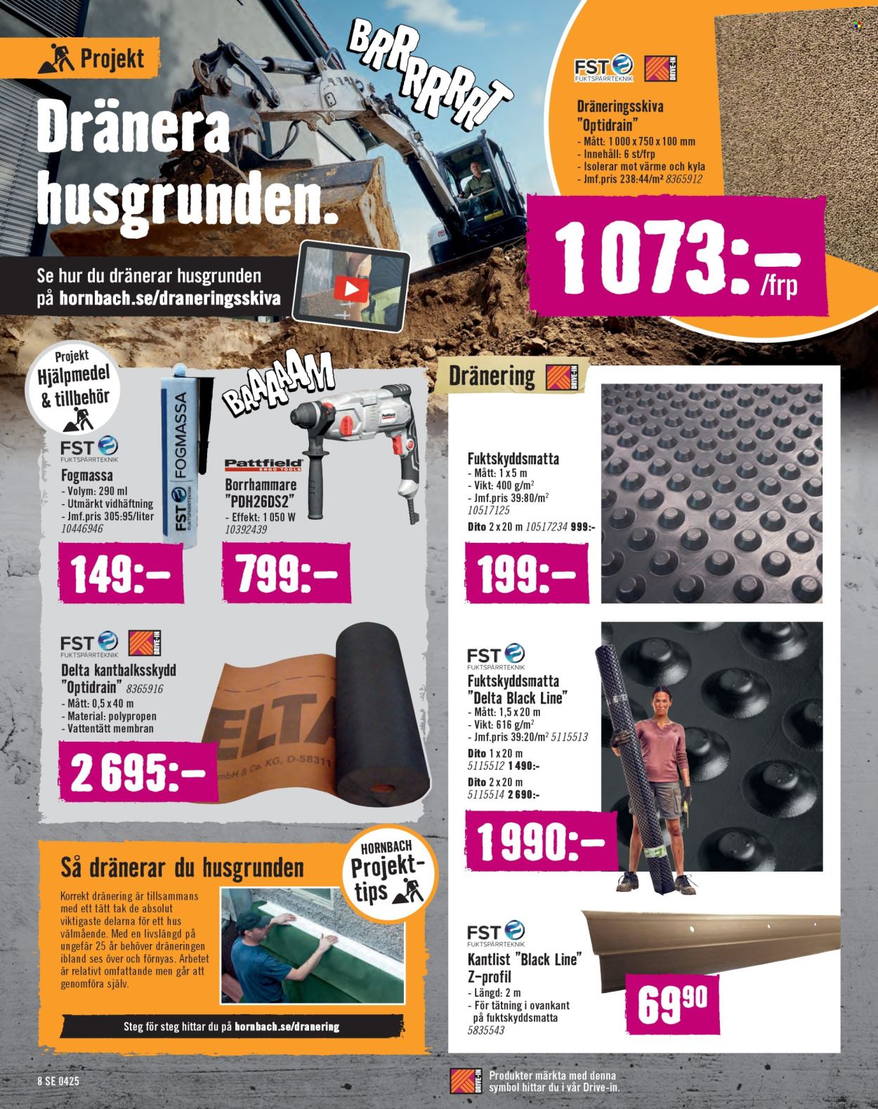Hornbach reklamblad - 13/4 2025 - 11/5 2025. Sida 8