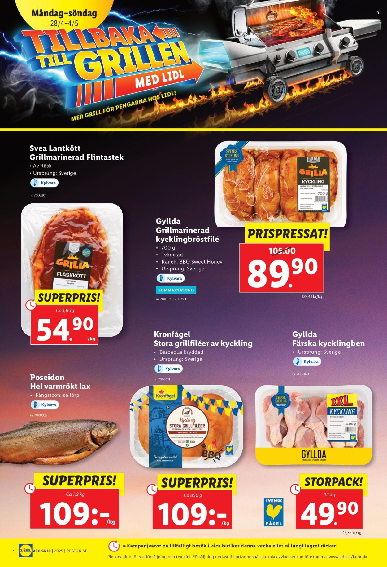 Lidl reklamblad - 28/4 2025 - 4/5 2025. Sida 4