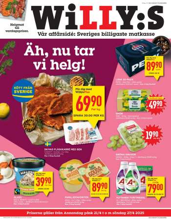 Willys reklamblad - 21/4 2025 - 27/4 2025.