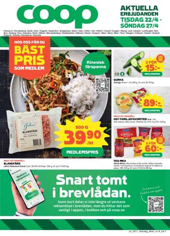 Coop reklamblad - 22/4 2025 - 27/4 2025.
