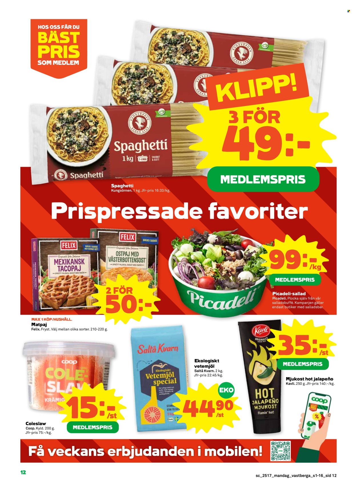 Stora Coop reklamblad - 22/4 2025 - 27/4 2025. Sida 12