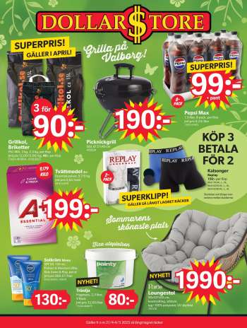 DollarStore reklamblad - 21/4 2025 - 4/5 2025.