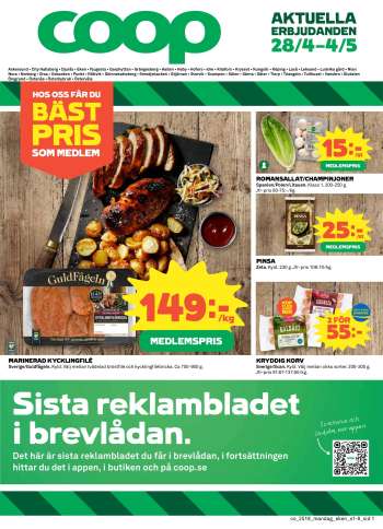 Coop reklamblad - 28/4 2025 - 4/5 2025.