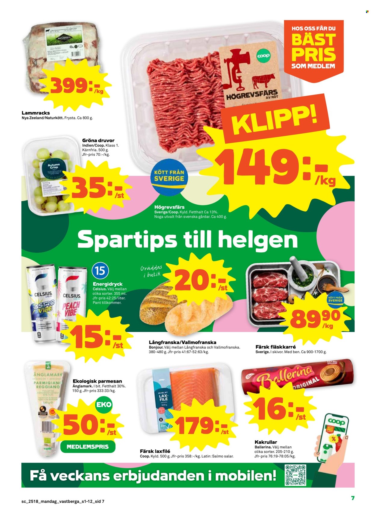Stora Coop reklamblad - 28/4 2025 - 4/5 2025. Sida 7