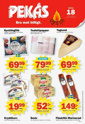 Pekås reklamblad - 28/4 2025 - 4/5 2025.