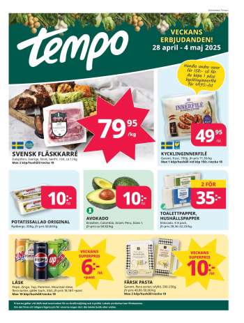 Tempo reklamblad - 28/4 2025 - 4/5 2025.