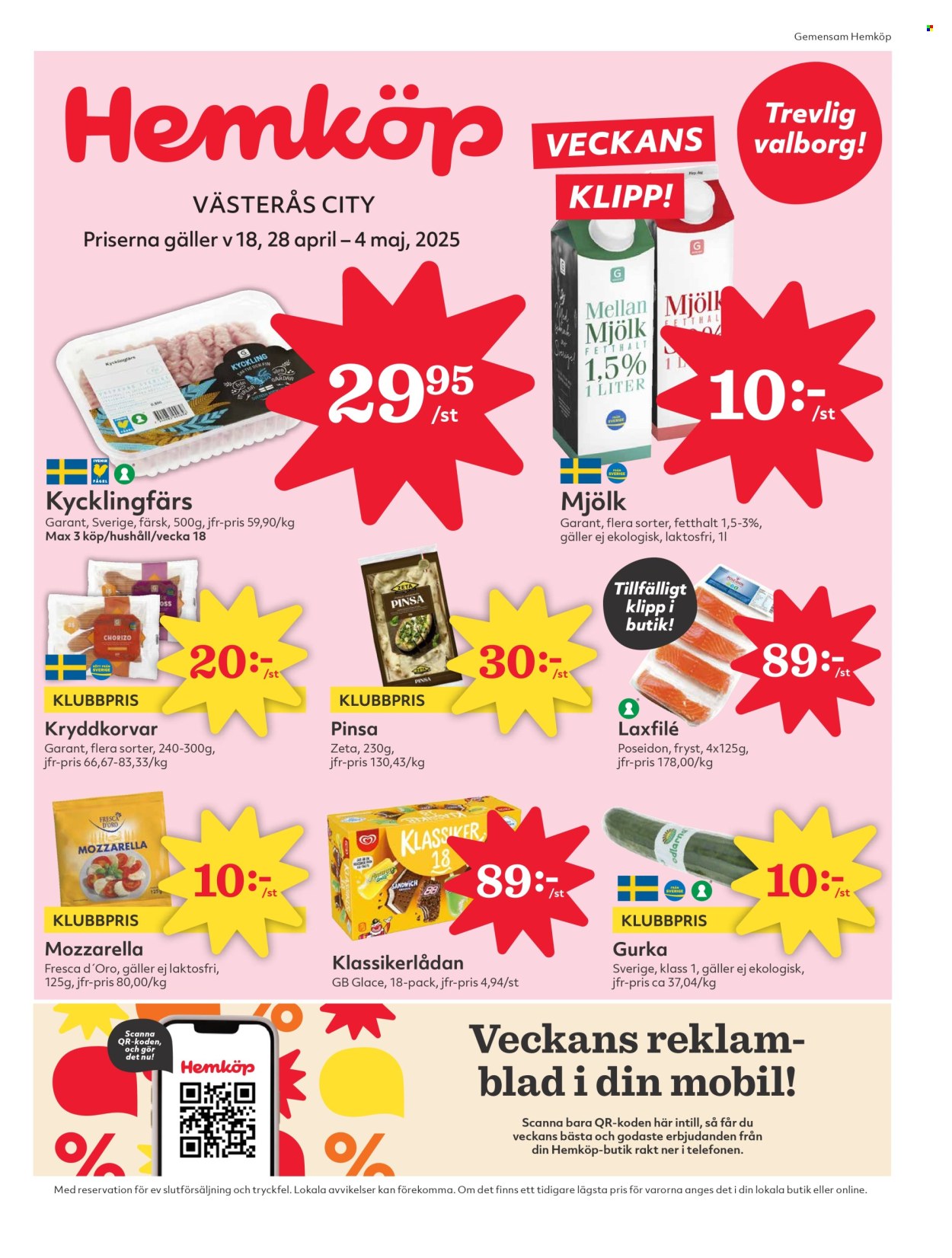Hemköp reklamblad - 28/4 2025 - 4/5 2025. Sida 1