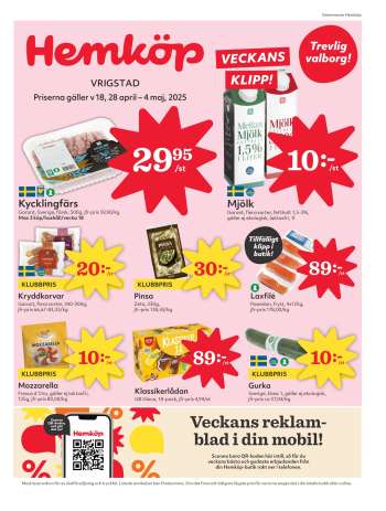 Hemköp reklamblad - 28/4 2025 - 4/5 2025.