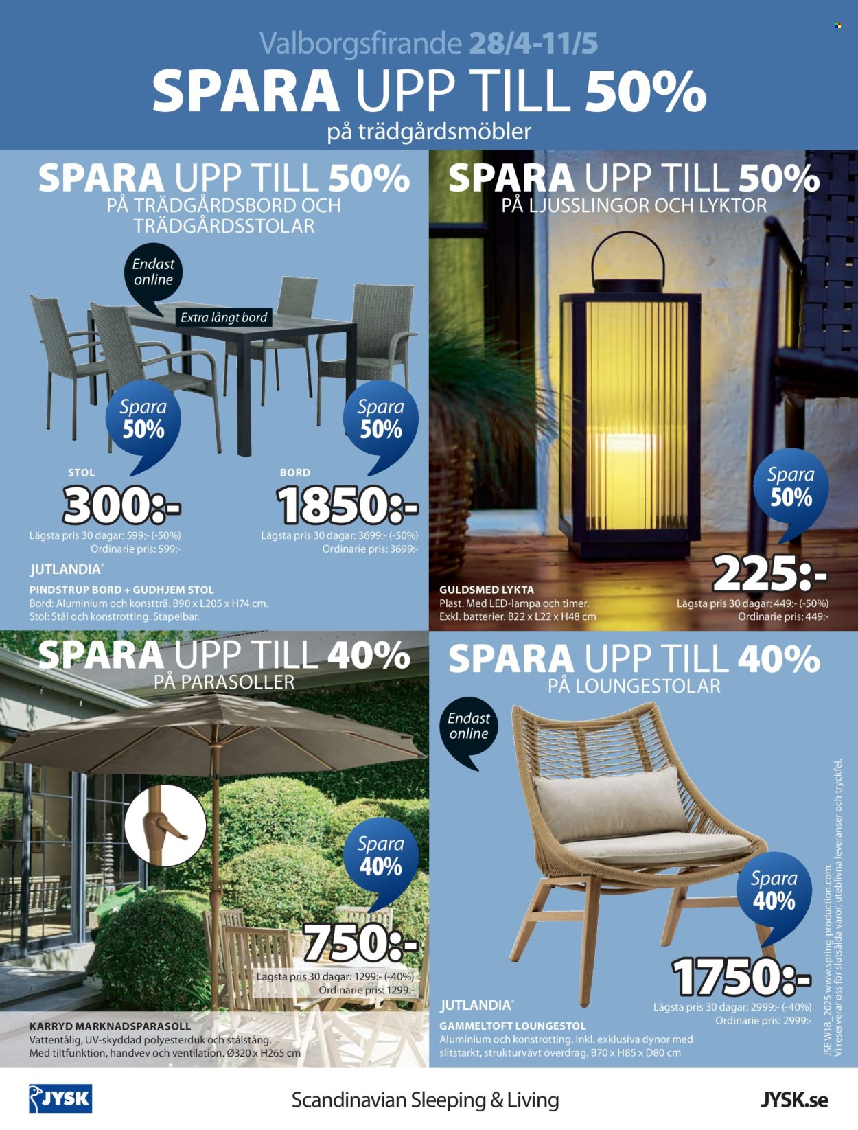 JYSK reklamblad - 28/4 2025 - 11/5 2025. Sida 32