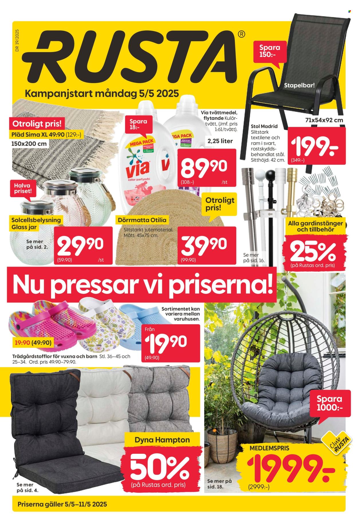 Rusta reklamblad - 5/5 2025 - 11/5 2025. Sida 1