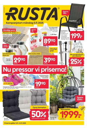 Rusta reklamblad - 5/5 2025 - 11/5 2025.