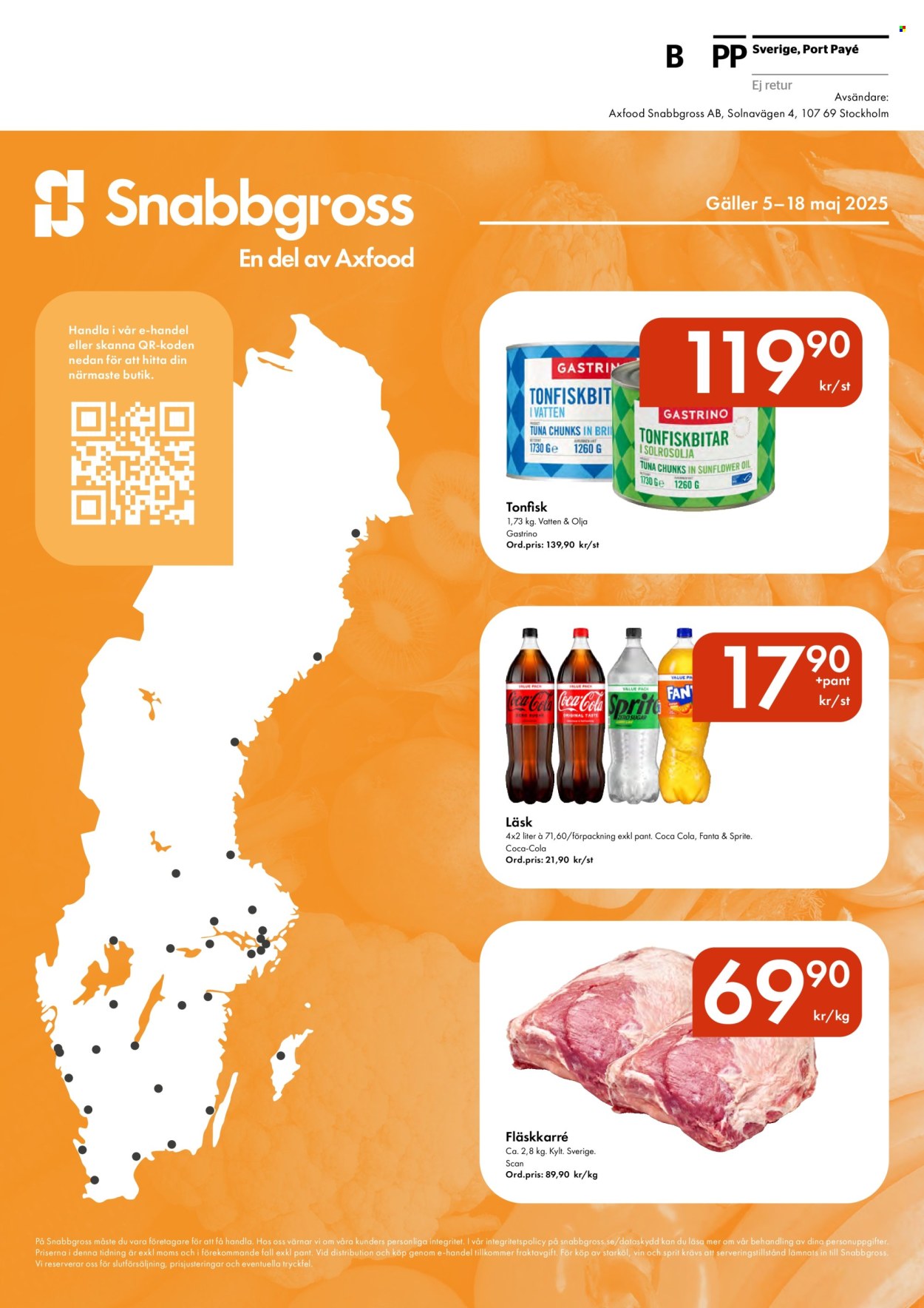 Snabbgross reklamblad - 5/5 2025 - 18/5 2025. Sida 16