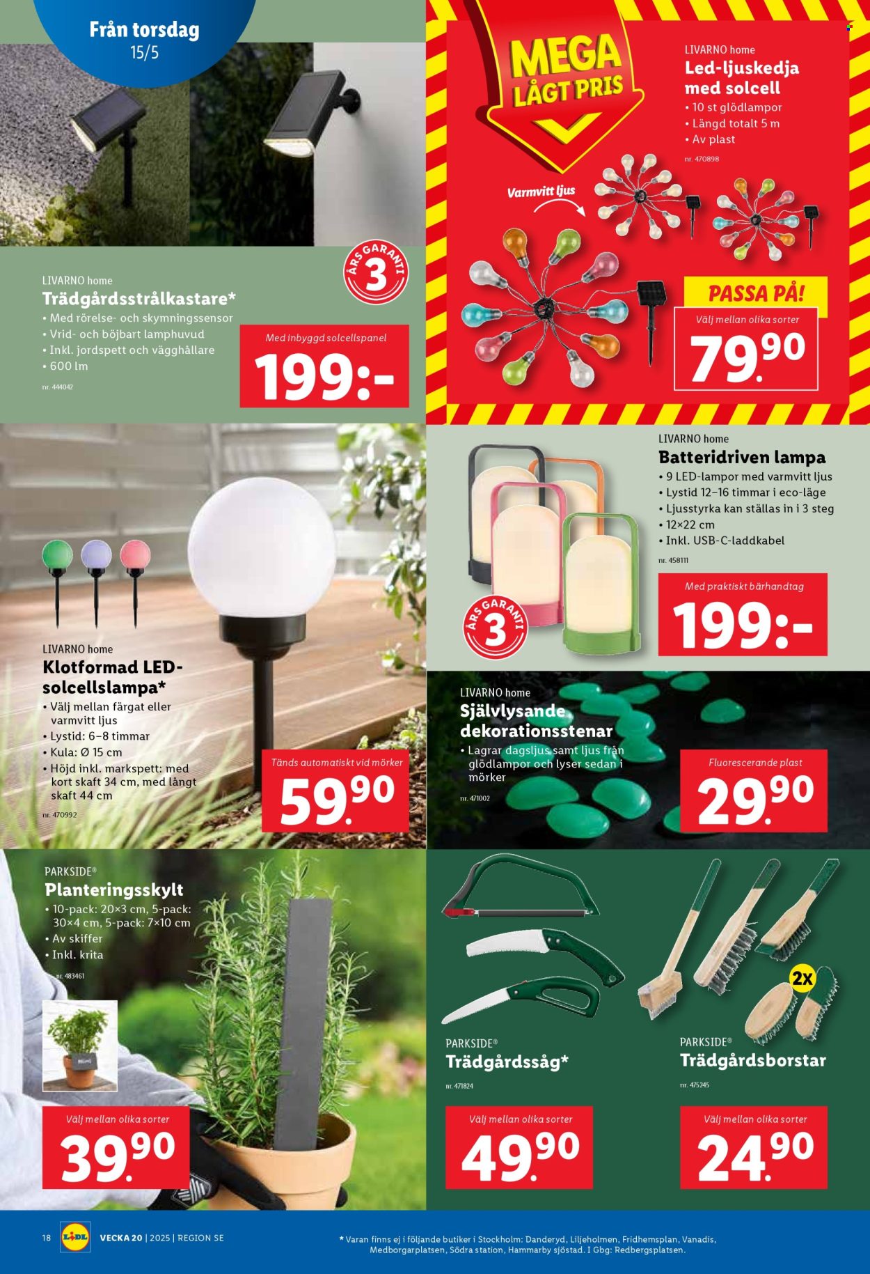 Lidl reklamblad - 12/5 2025 - 18/5 2025. Sida 22