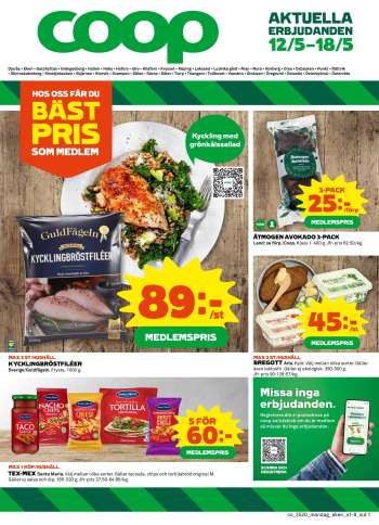 Coop reklamblad - 12/5 2025 - 18/5 2025.