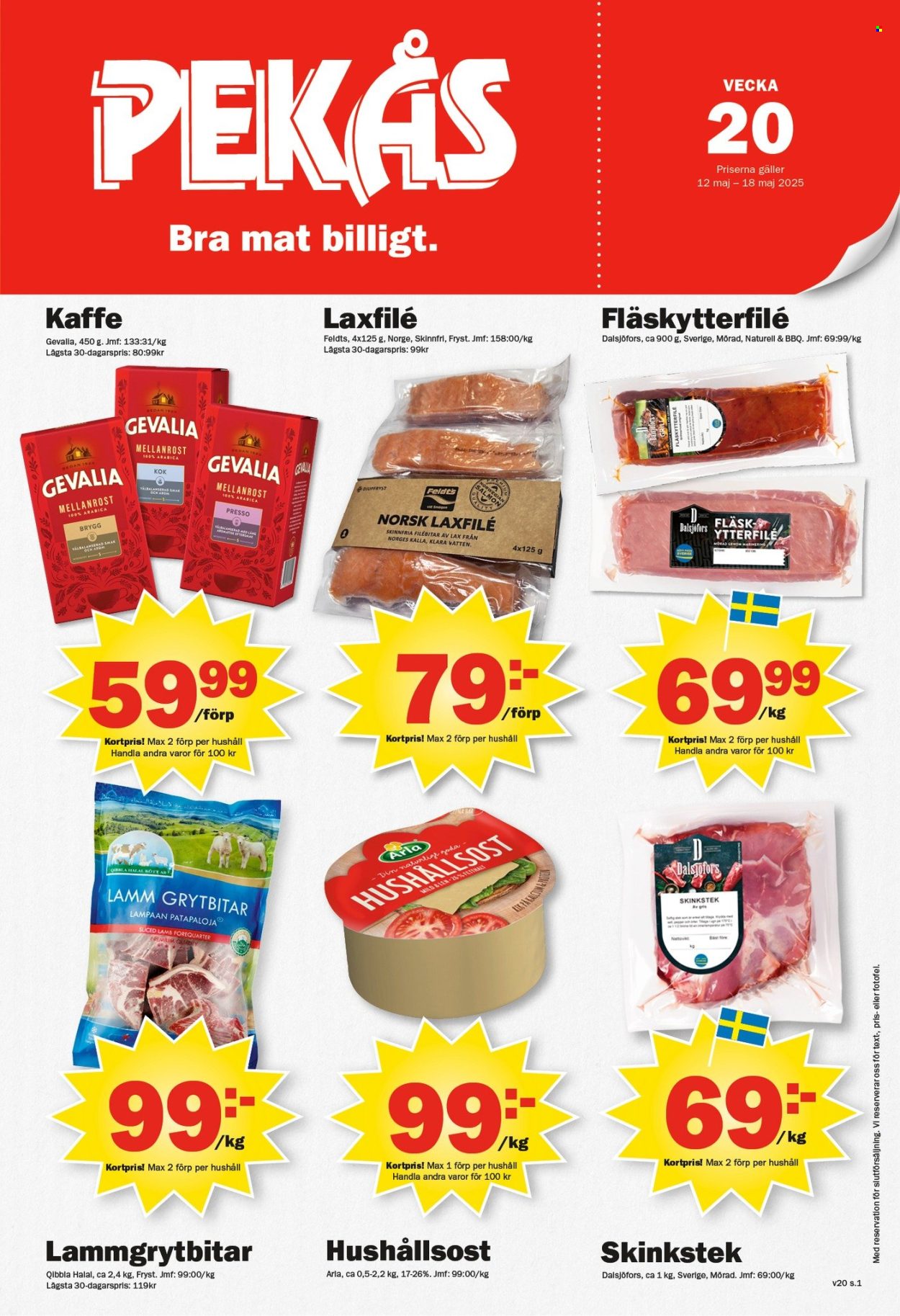 Pekås reklamblad - 12/5 2025 - 18/5 2025. Sida 1