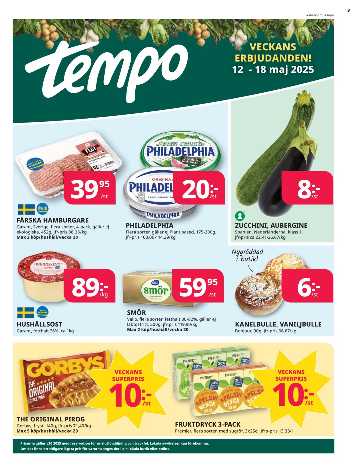 Tempo reklamblad - 12/5 2025 - 18/5 2025. Sida 1