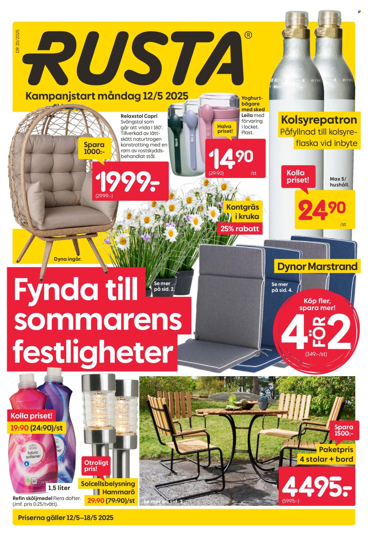 Rusta reklamblad - 12/5 2025 - 18/5 2025. Sida 1